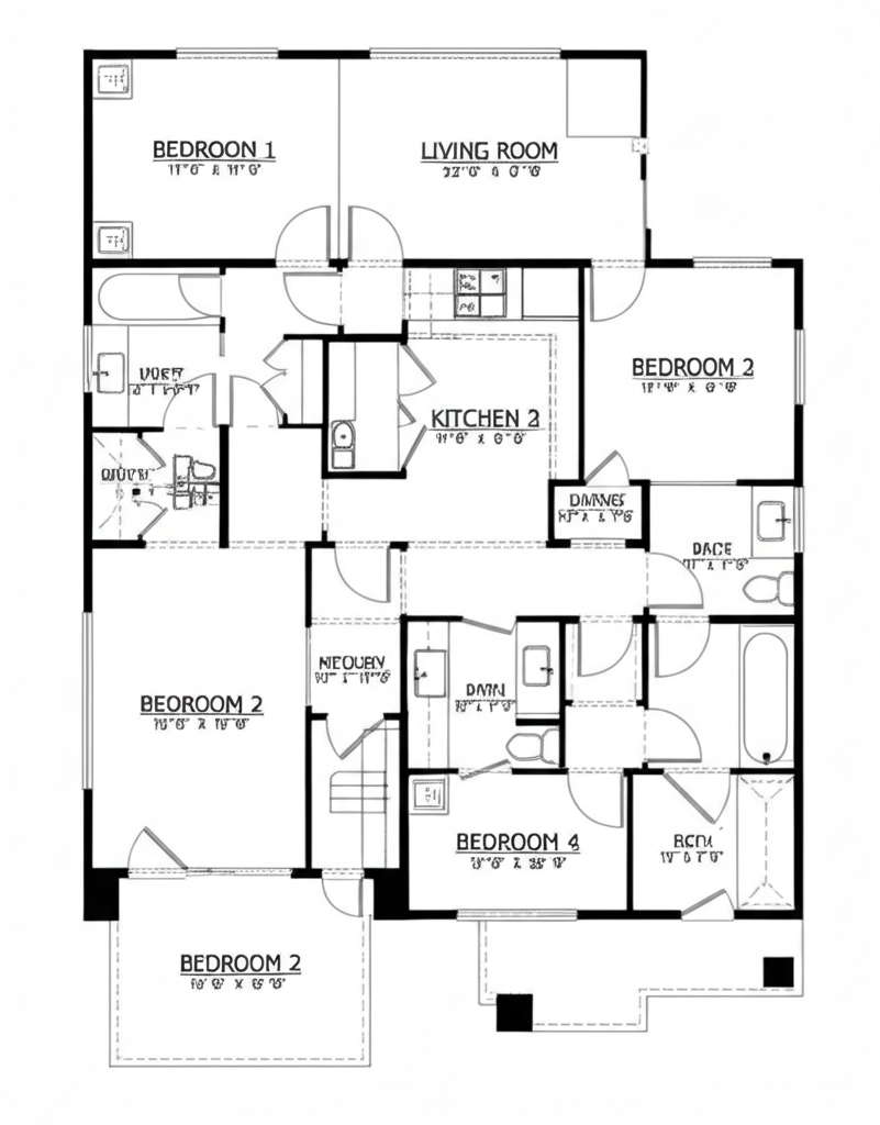 Architectural blueprint